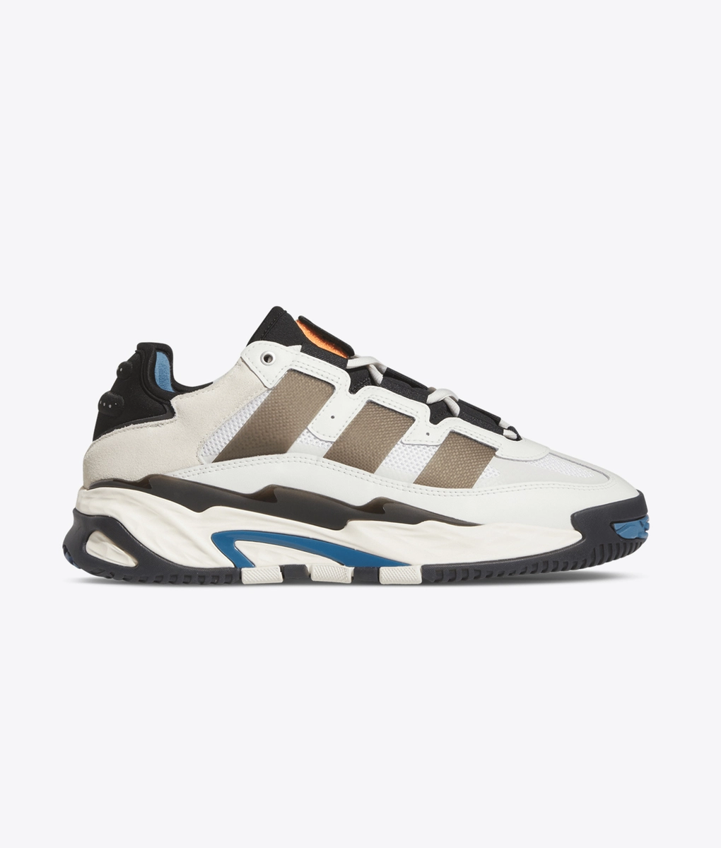 Adidas Originals - Adidas Originals Niteball Crystal White/Core Black-White  Tint | Buy Men's Sneaker Online At VegNonVeg - VegNonVeg