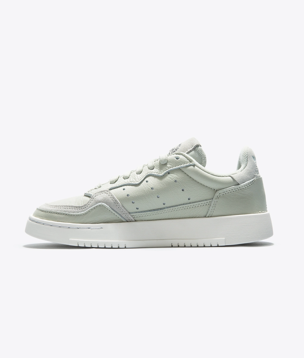 adidas gazelle silver green womens ADIDAS Supercourt RX Size 10 Cloud White Leather Athletic EE6328 Sneak   Sui Generis Designer Consignment