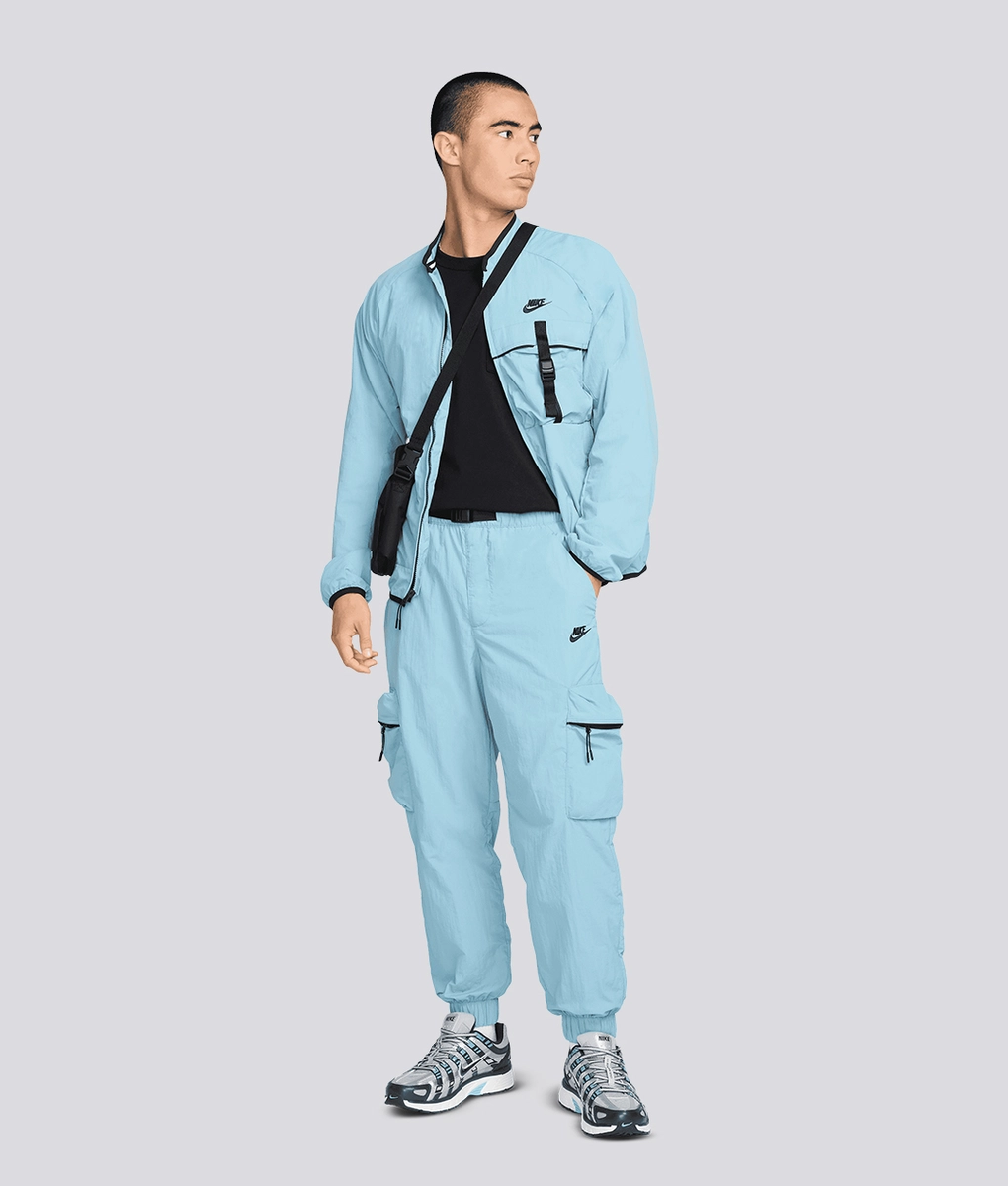 Nike - NIKE TECH WOVEN CARGO DENIM TURQ/BLACK l Buy Men's Pants