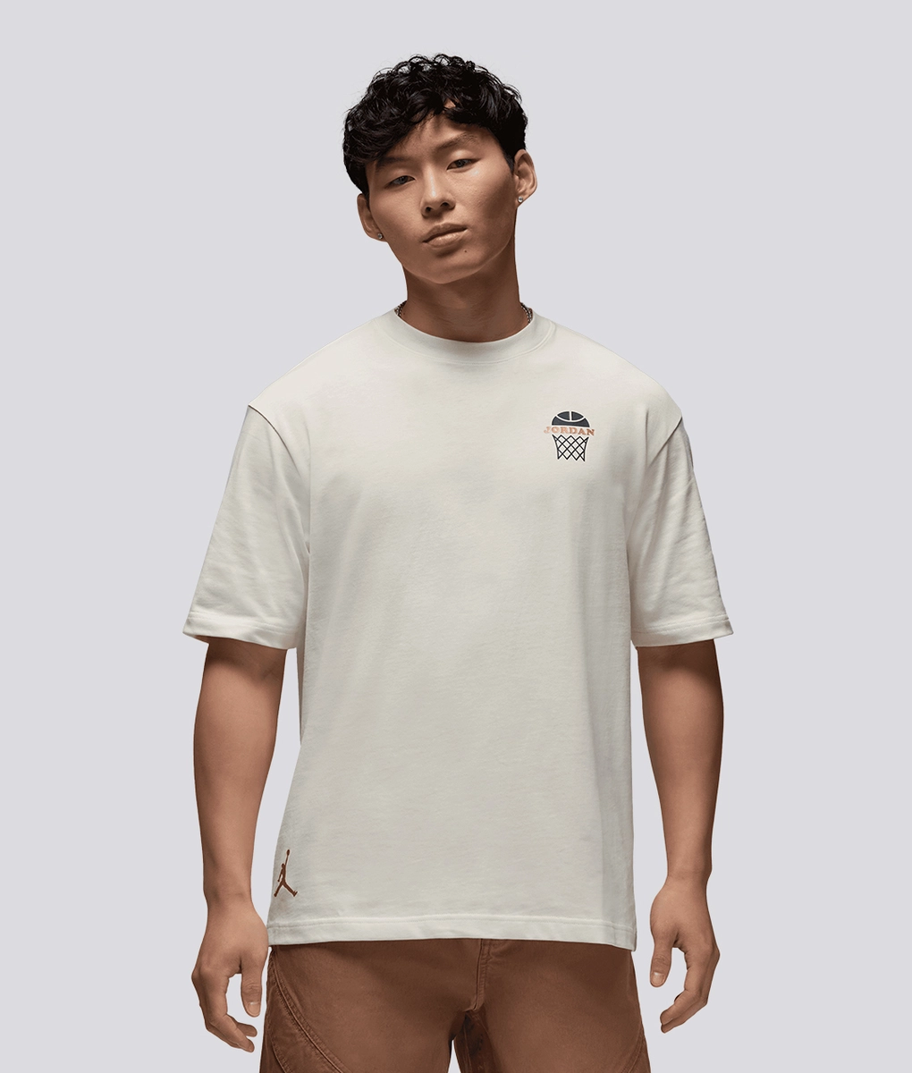 Jordan - JORDAN GREATNESS 1985 SHORT SLEEVE TEE PALE IVORY l