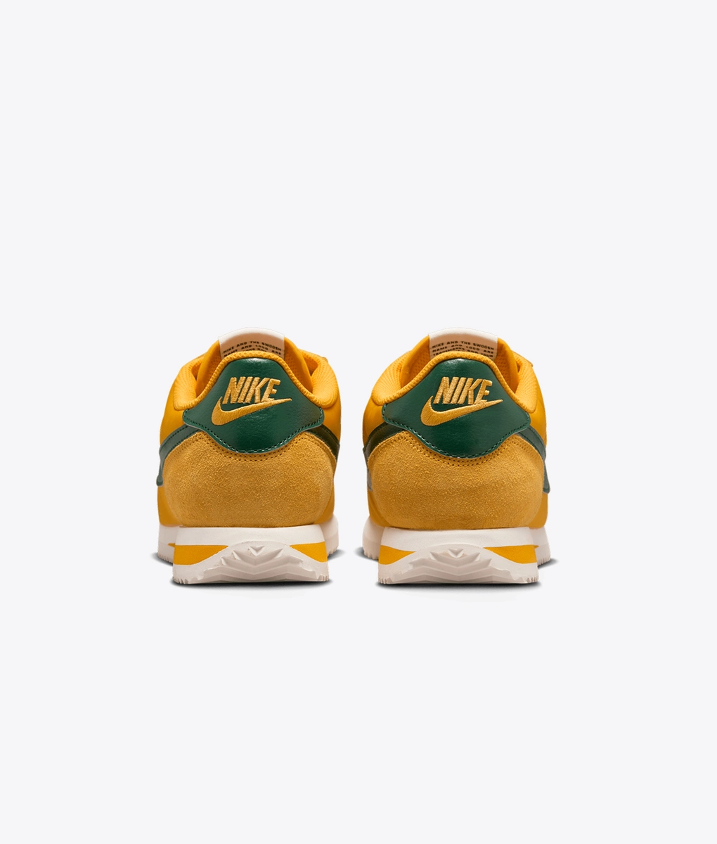 nike cortez green and orange