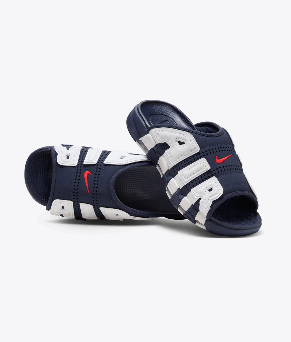 Nike - Nike Air More Uptempo Slide Midnight Navy/University