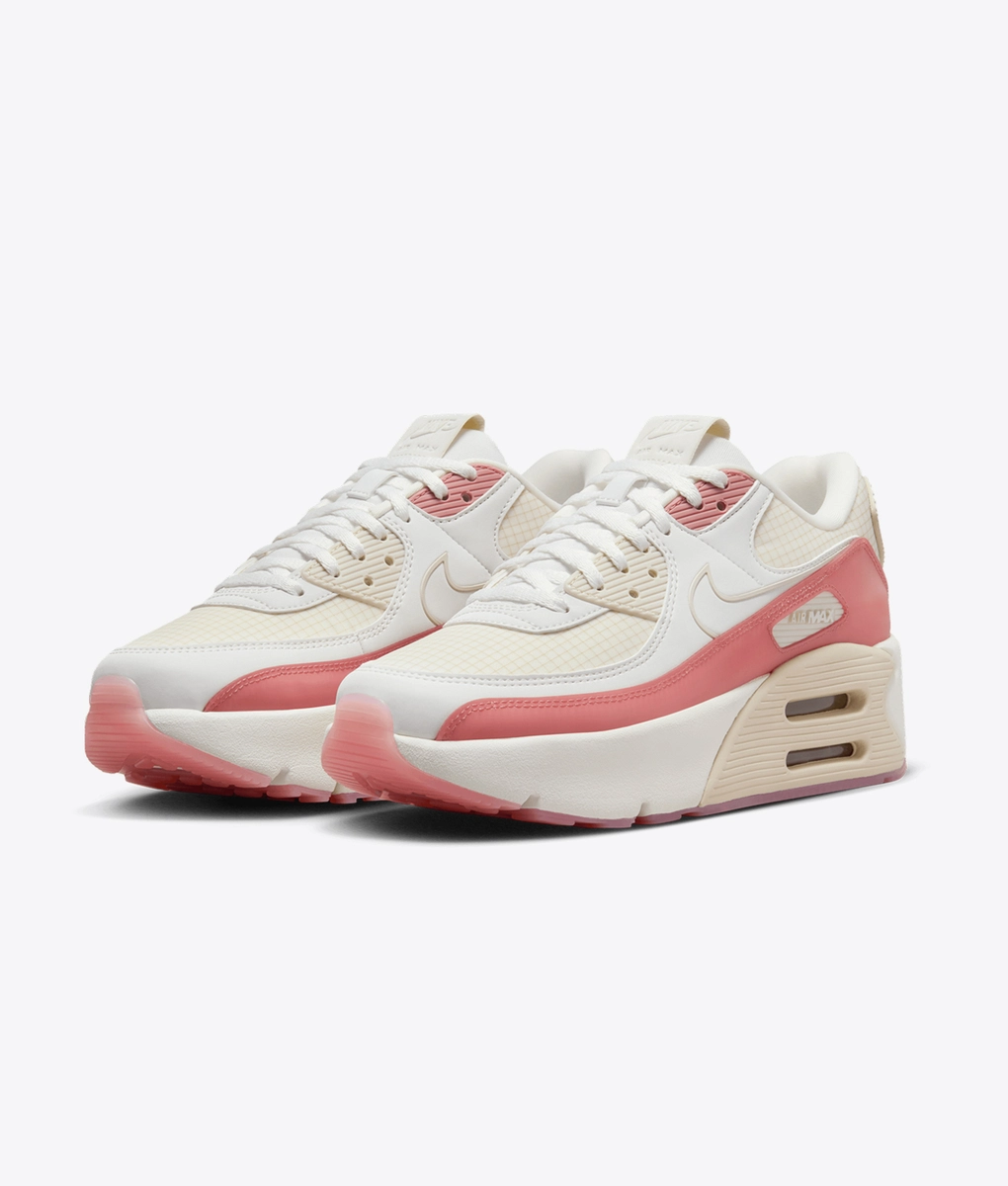 ◆正規品◆NIKE AIR MAX 90 LV8 RED STARDUST(W)◆関税/送料込◆ Nike - NIKE AIR MAX 90 LV8 SAIL/RED STARDUST-SUMMIT WHITE l