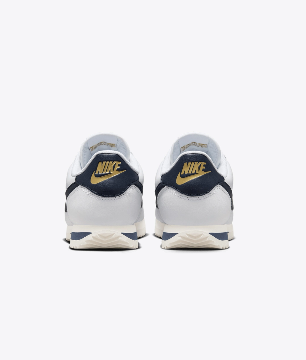 Nike - NIKE CORTEZ OLYMPIC WHITE/OBSIDIAN-SAIL-METALLIC GOLD l BUY