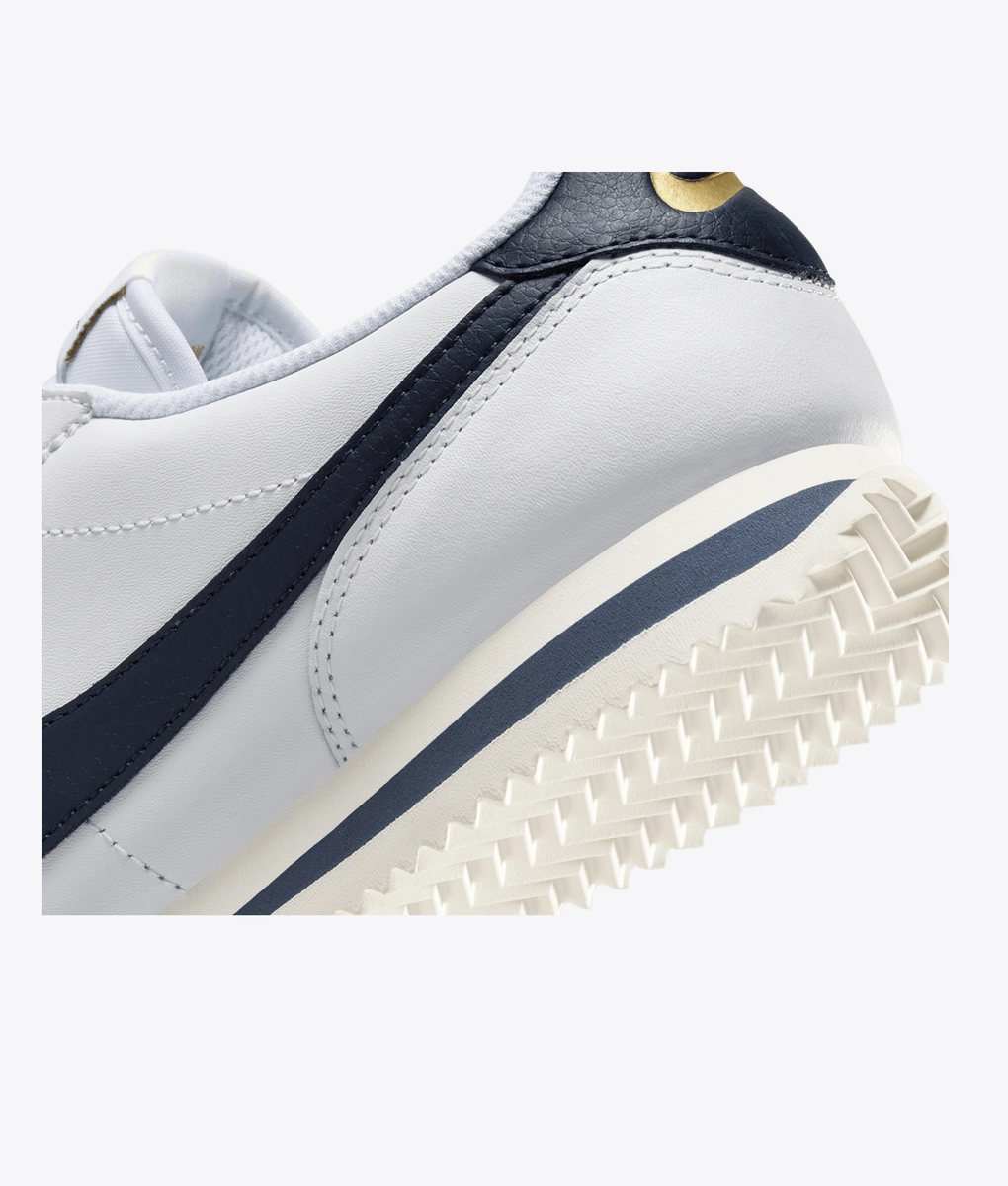 Nike - NIKE CORTEZ OLYMPIC WHITE/OBSIDIAN-SAIL-METALLIC GOLD l BUY 
