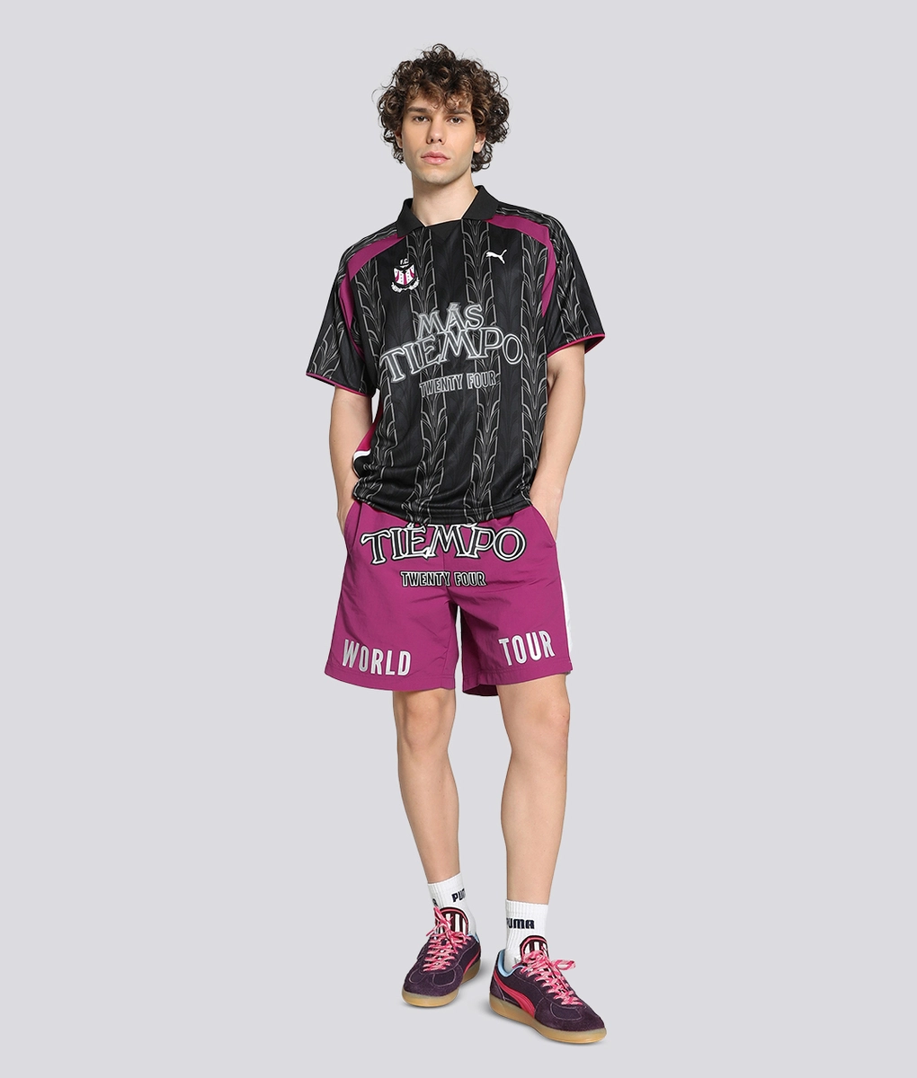 Tシャツ・カットソー [PUMA] x MaS TIEMPO TWENTY FOUR Football Jersey Puma - PUMA X MAS TIEMPO TWENTY FOUR FOOTBALL JERSEY BLACK l