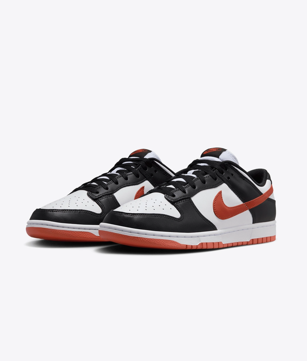 NIKE Dunk Low レッド/ホワイト/ブラック 8 Nike - NIKE DUNK LOW RETRO WHITE/DRAGON RED-BLACK l BUY Men's
