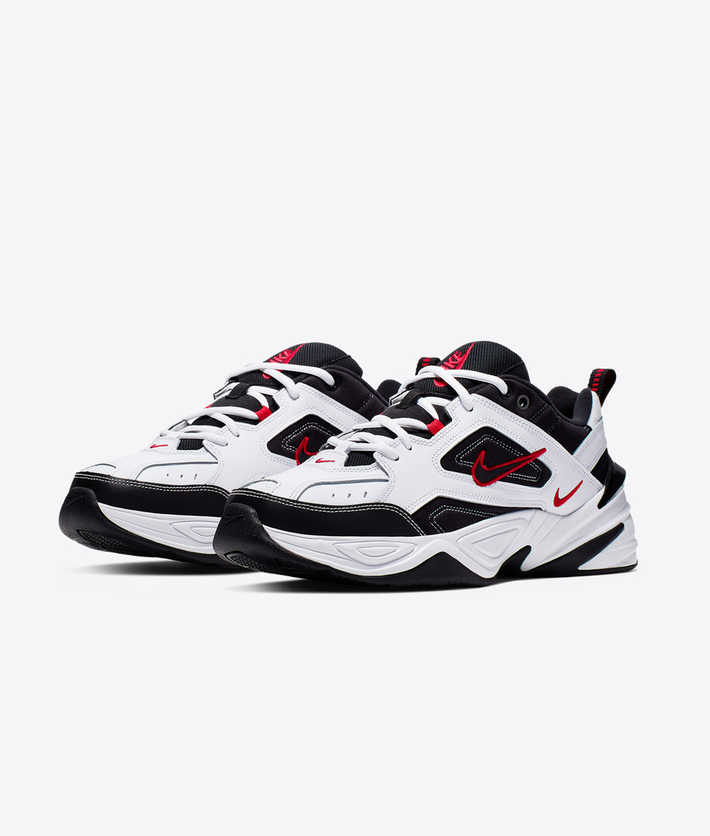 nike m2k tekno red white blue