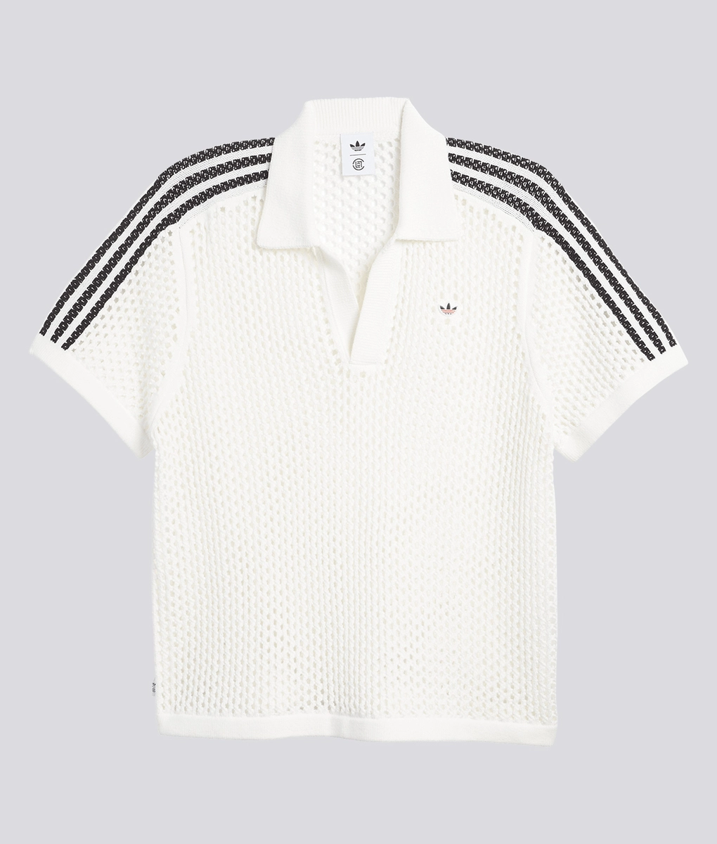 adidas Clot Crochet By Ec Polo in White | Lyst