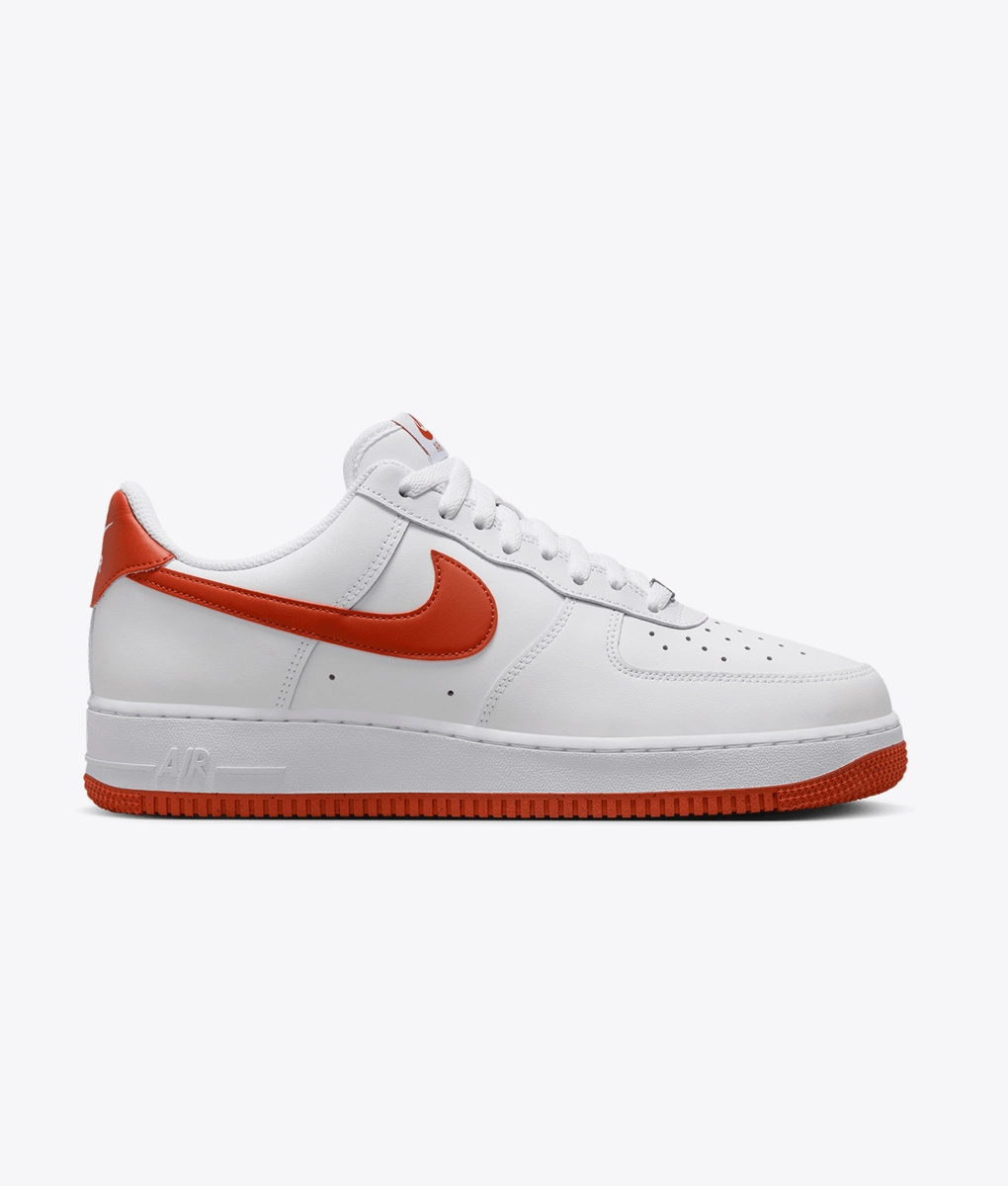 nike air force 1 red and white mens