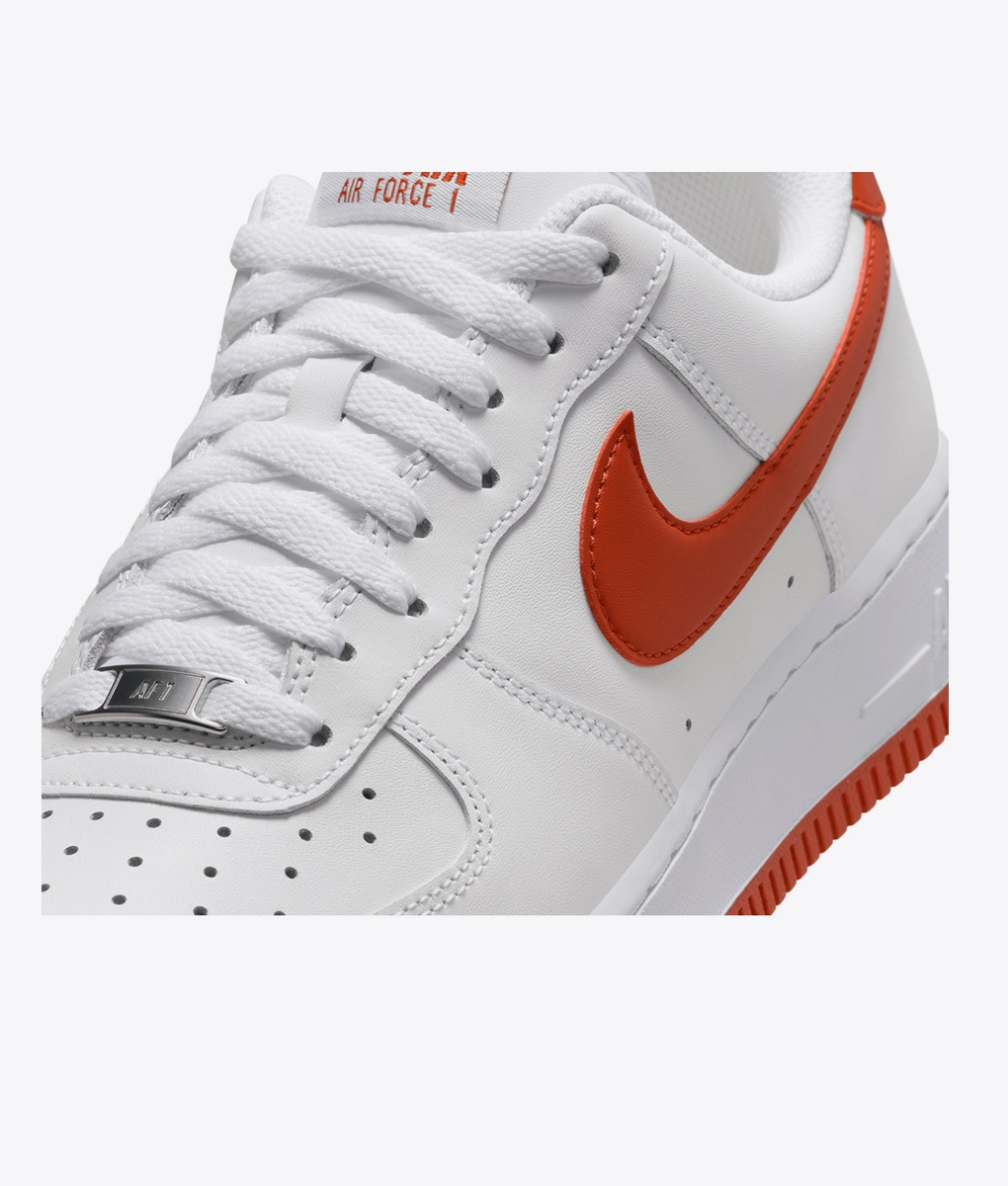 air force ones white and orange