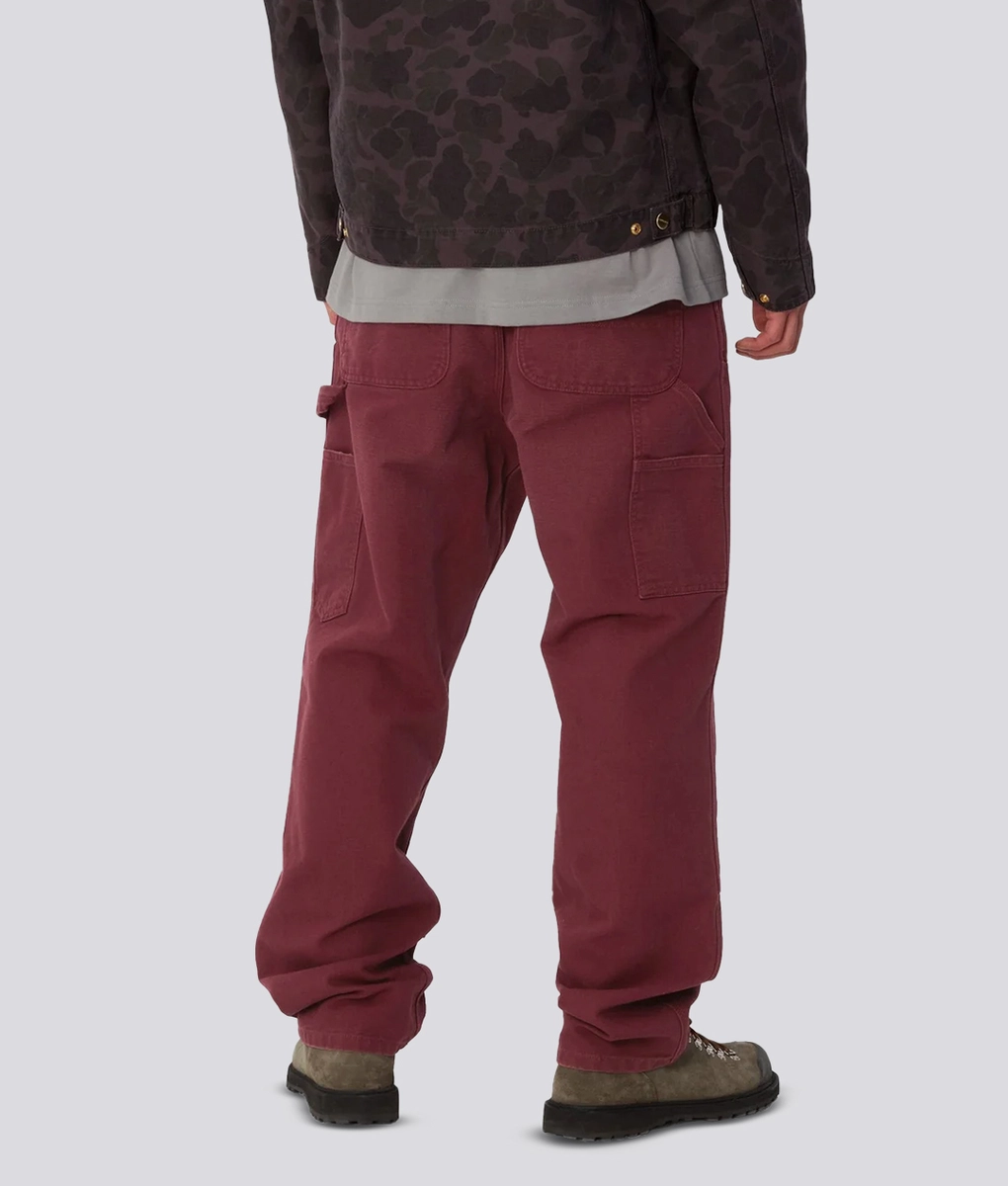 Carhartt WIP - CARHARTT WIP AGED CANVAS DOUBLE KNEE PANT MALBEC l