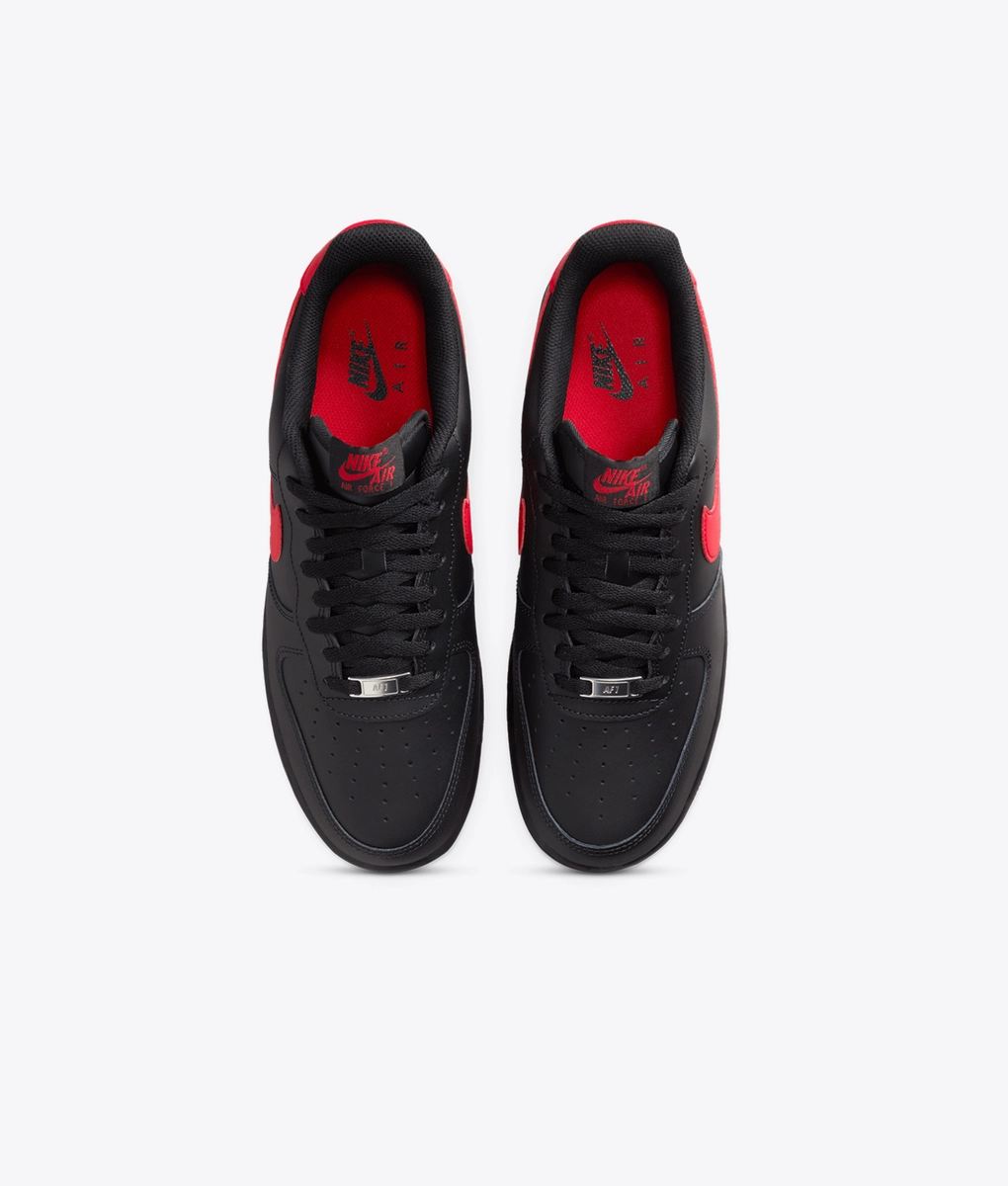 air force nike red and black