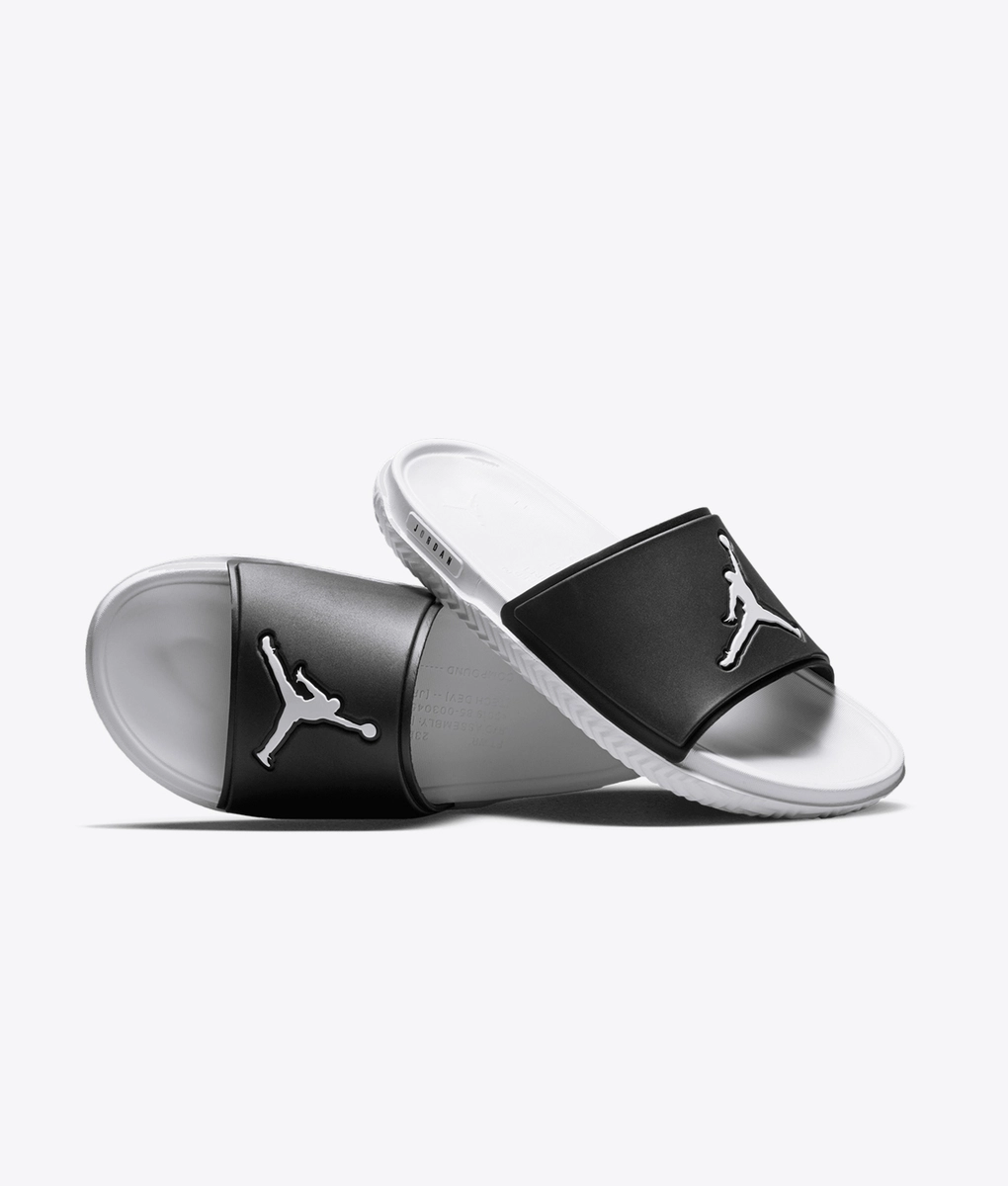 Jordan - JORDAN JUMPMAN SLIDE BLACK/WHITE l Buy Men's Slides