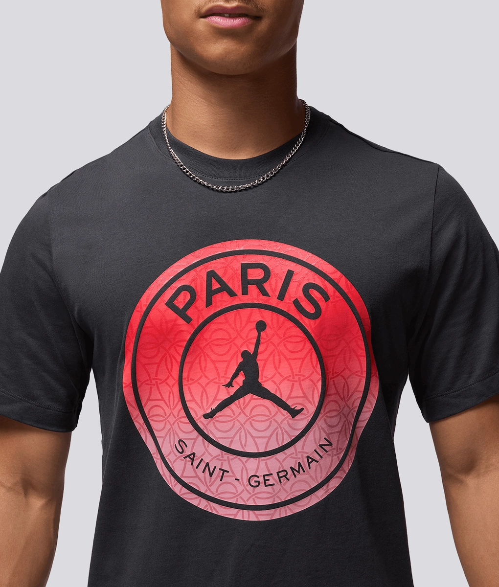Jordan JORDAN LOGO SHORT SLEEVE TEE PSG OFF NOIR/SAIL l Buy