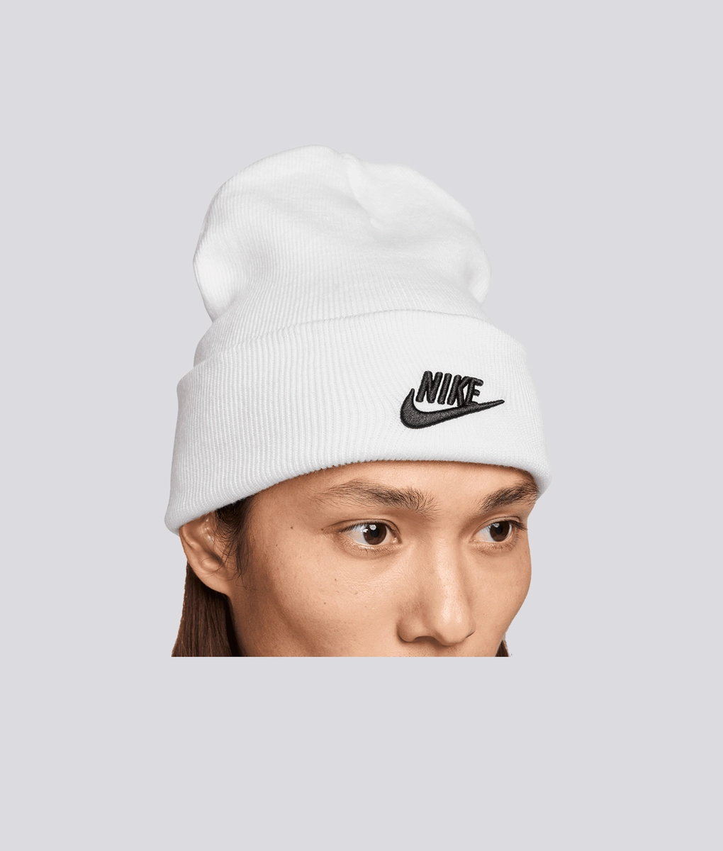 mens white nike beanie