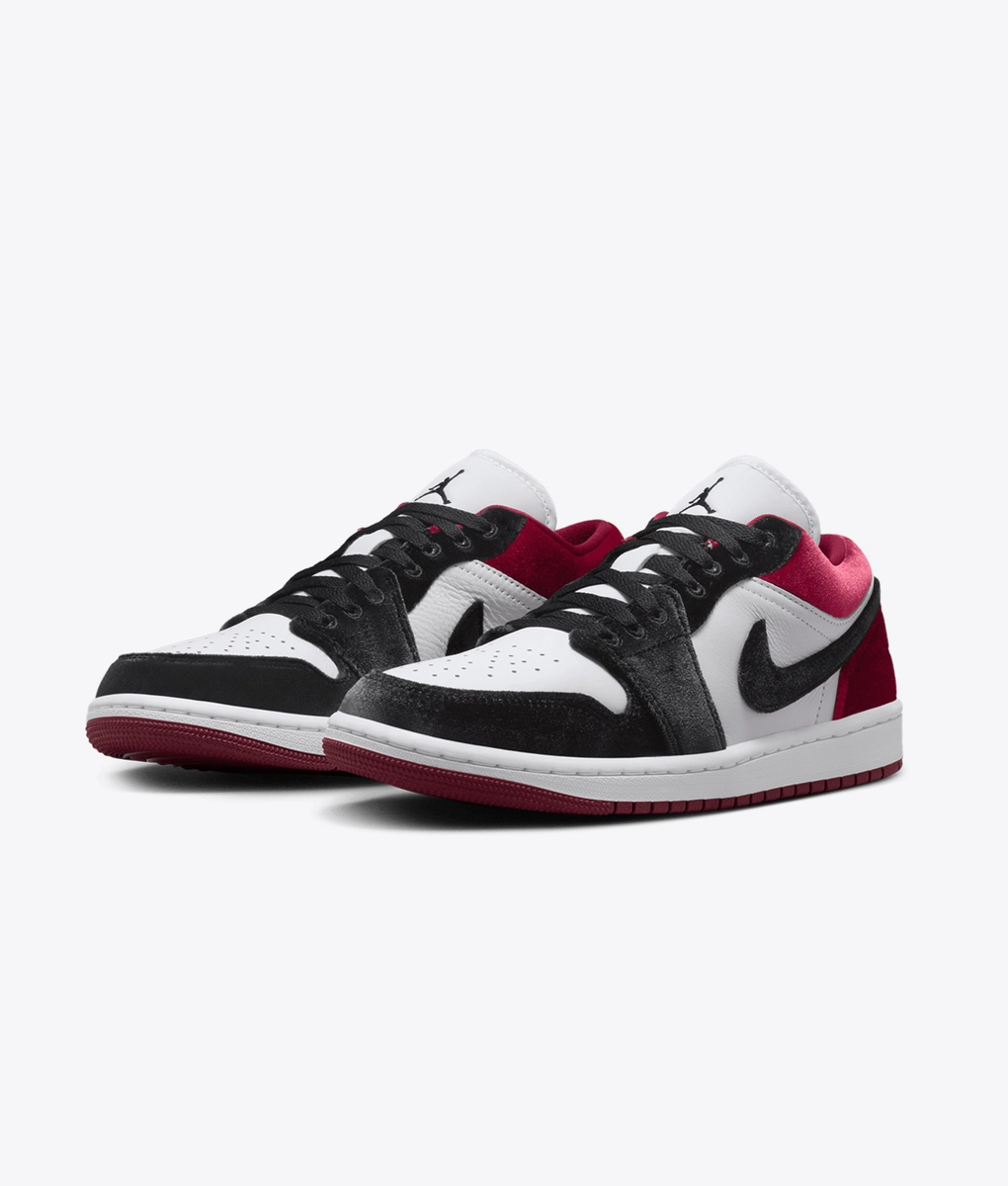 NIKE Air Jordan 1 Low ブラック/ホワイト/オリーブ/レッド Jordan - Air Jordan 1 Low Se - VegNonVeg