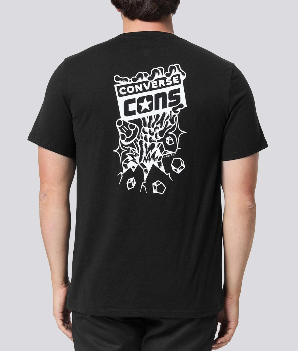 Converse - CONVERSE SKULL SHROM ART TEE BLACK l Buy Men's Tee