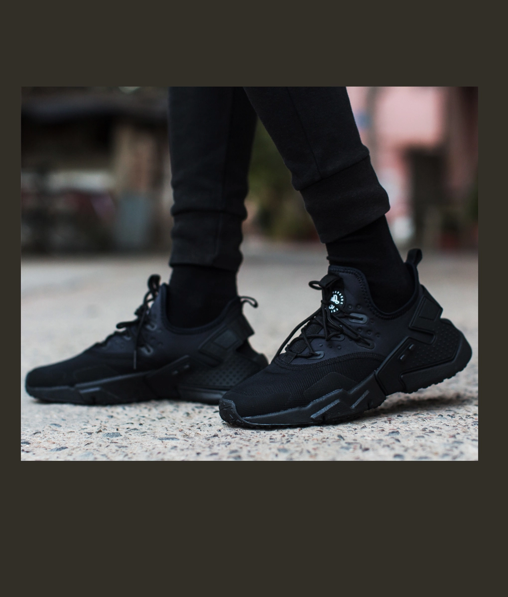 huarache drift all black