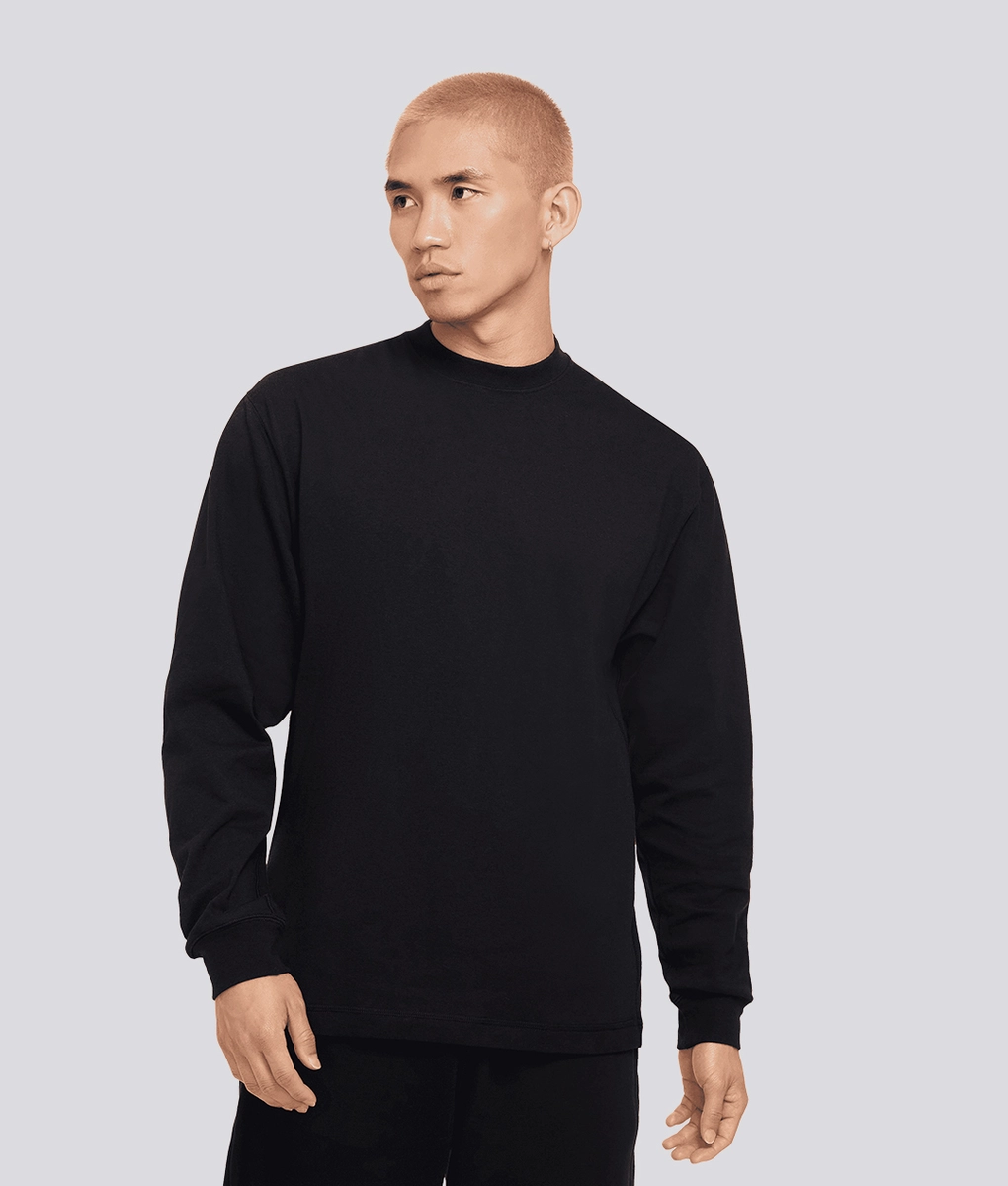 Nike - NIKE WOOL CLASSICS LONG SLEEVE TEE BLACK l Buy