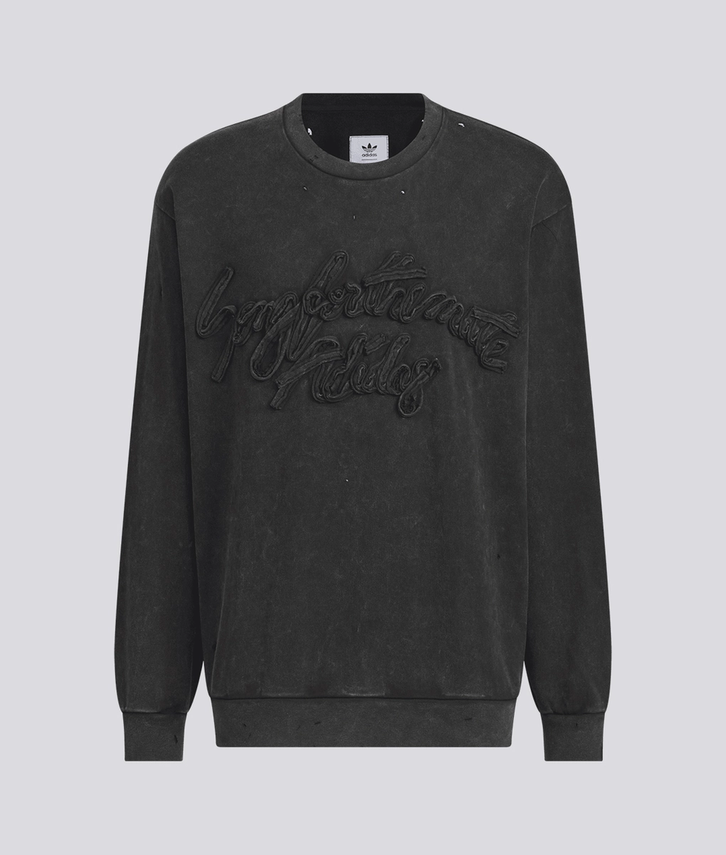 ★DANDEL★ DD echo applique tee BLACK Adidas Originals - X Song For The Mute Long Sleeve Applique