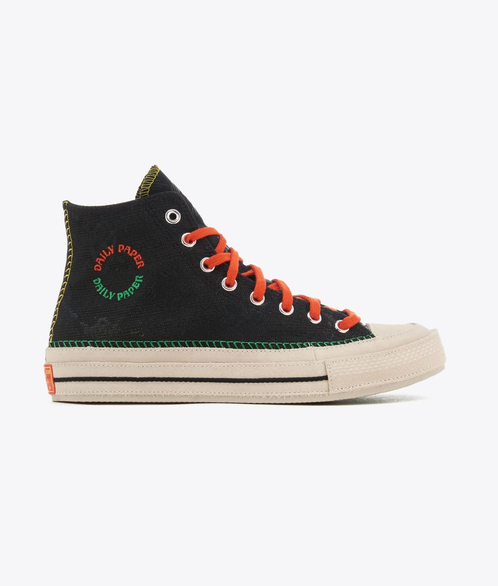 Converse - CONVERSE X DAILY PAPER CHUCK 70 HIGH BLACK/EGRET