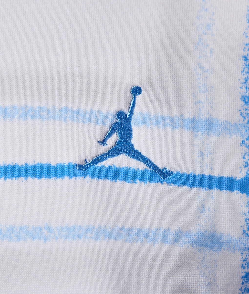 white and blue jordan hoodie