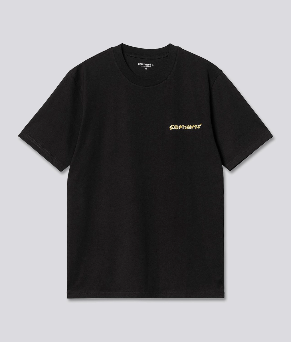 Carhartt WIP - CARHARTT WIP SHORT SLEEVE NOODLE SOUP T-SHIRT BLACK