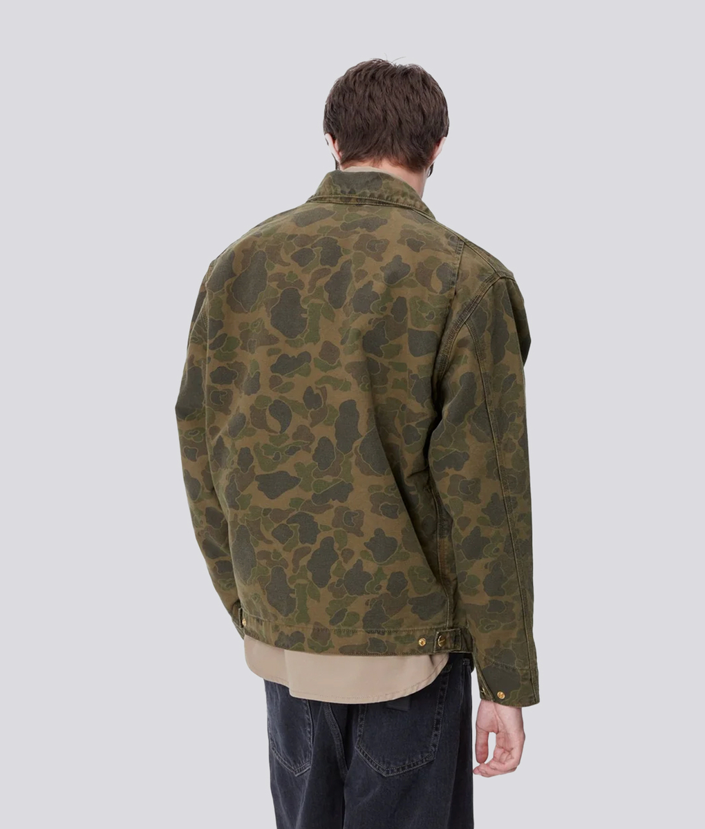 Carhartt WIP - CARHARTT WIP DUCK DETROIT JACKET CAMO DUCK GREEN l
