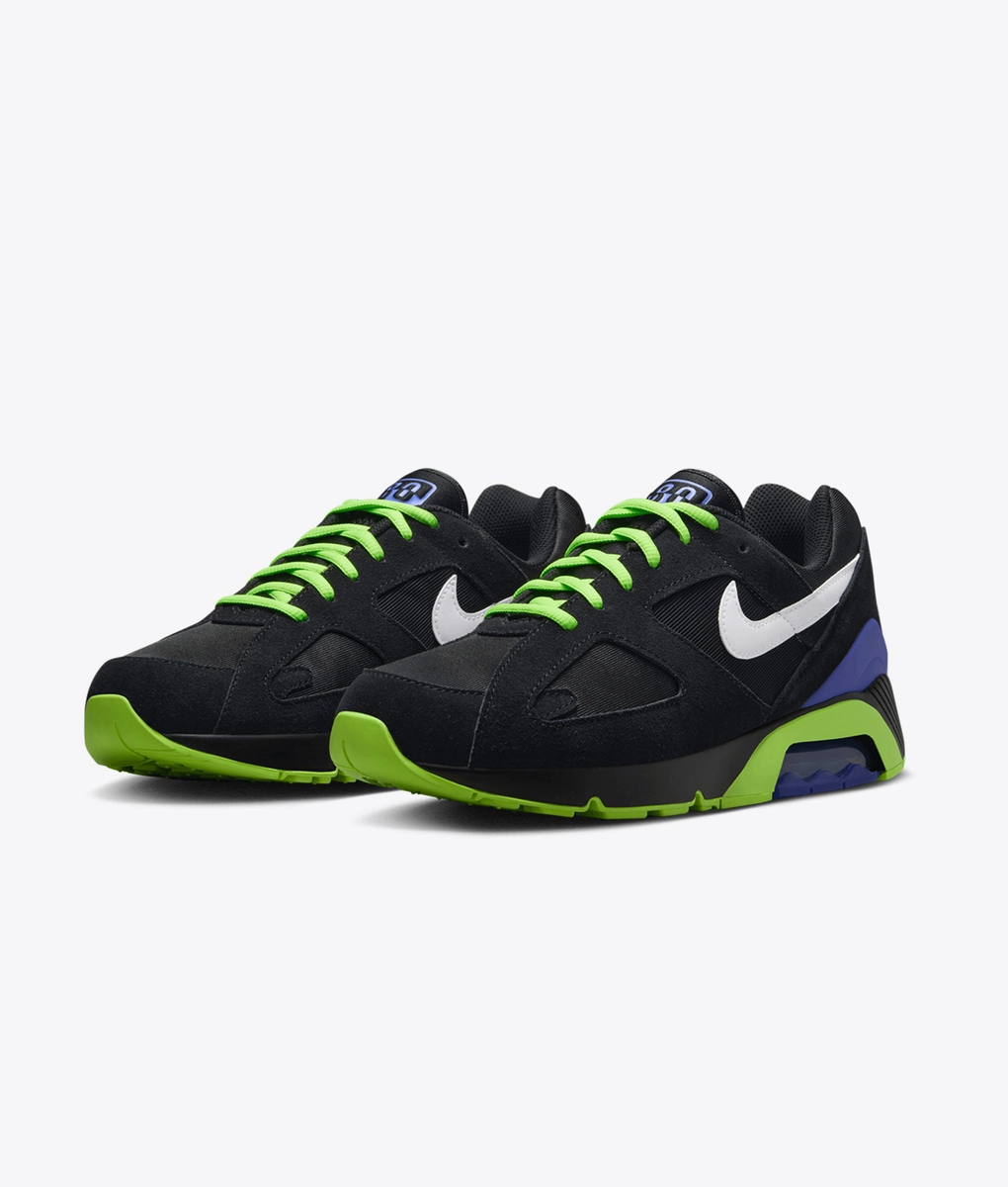 Nike - NIKE AIR 180 BLACK/WHITE-ACTION GREEN-PERSIAN VIOLET l BUY