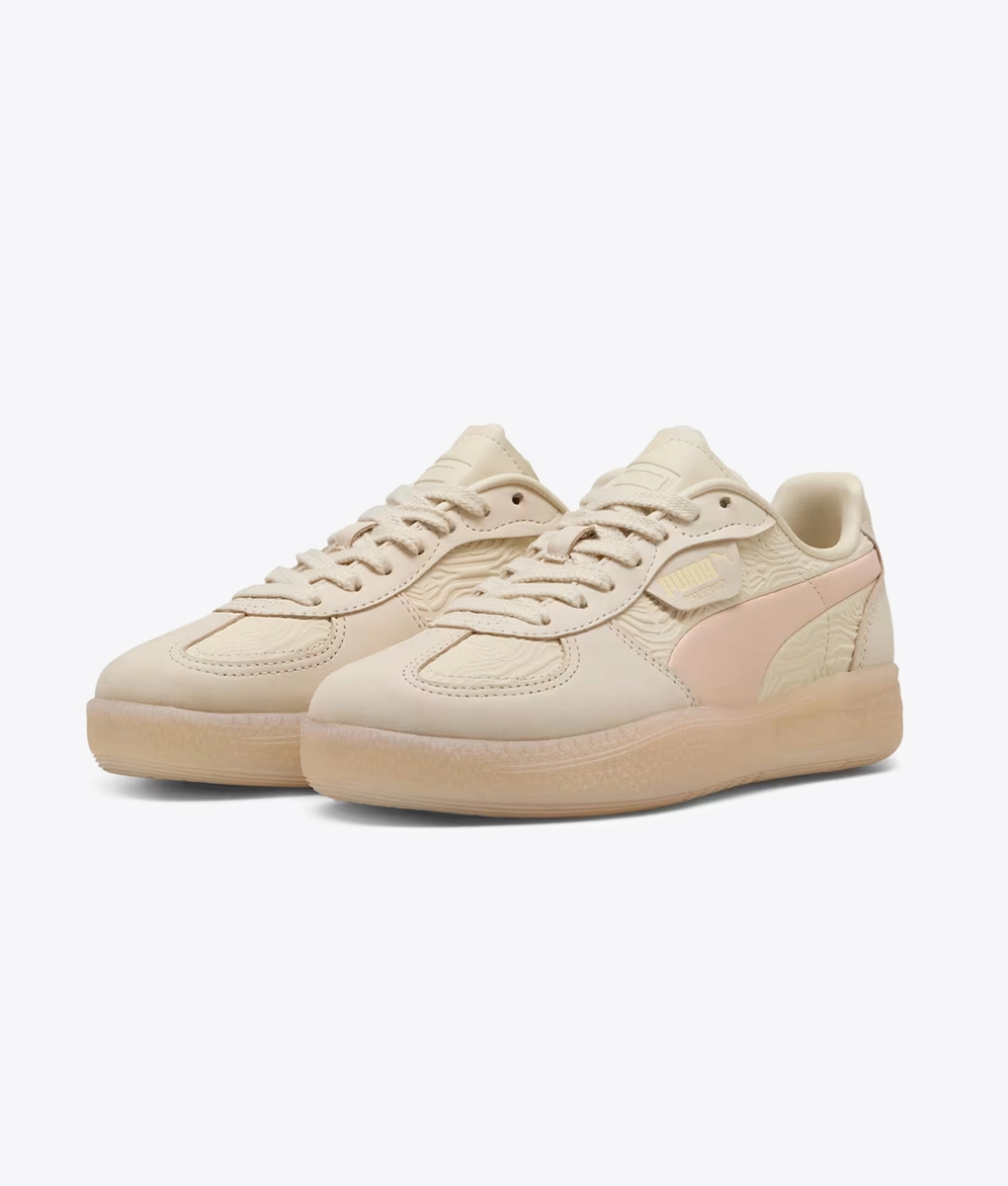 ★【PUMA】 Palermo Leather Alpine  Desert★ Puma - Puma Palermo Leather Puma White/Glacial Gray-Gum