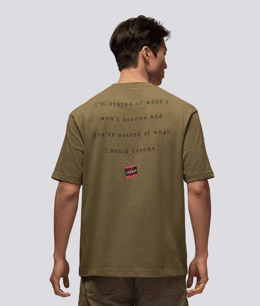 Jordan - JORDAN STATEMENT 1985 SHORT SLEEVE T-SHIRT MEDIUM OLIVE l