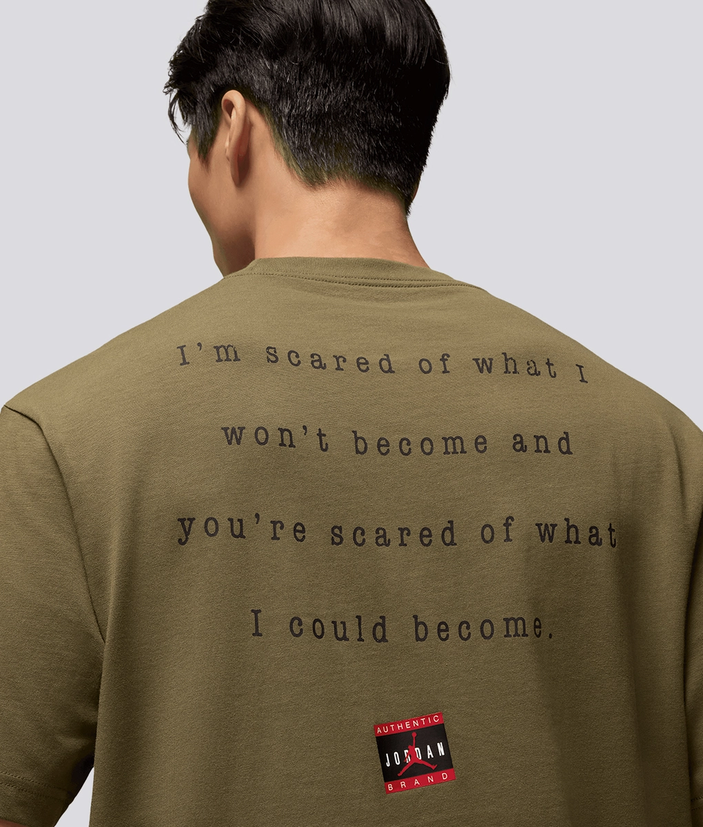 Jordan - JORDAN STATEMENT 1985 SHORT SLEEVE T-SHIRT MEDIUM OLIVE l