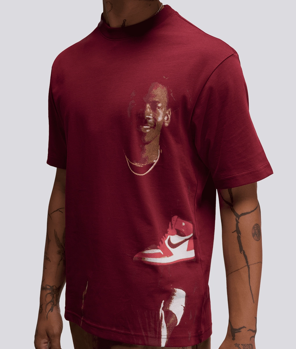 Jordan - JORDAN STATEMENT 1985 SHORT SLEEVE T-SHIRT TEAM RED l Buy