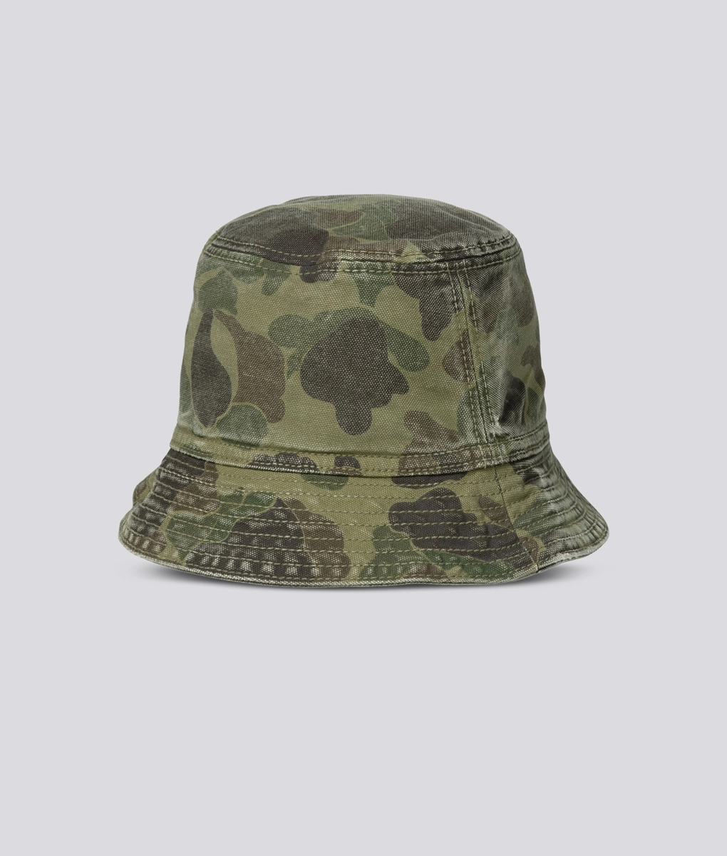 Carhartt WIP - CARHARTT WIP DUCK BUCKET HAT CAMO DUCK GREEN/OFFICE
