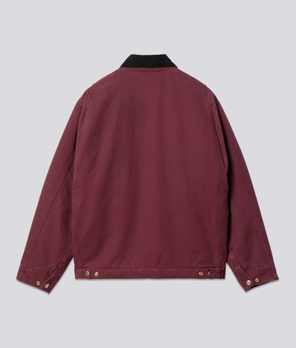 Carhartt WIP - CARHARTT WIP OG DETROIT JACKET MALBEC/BLACK AGED