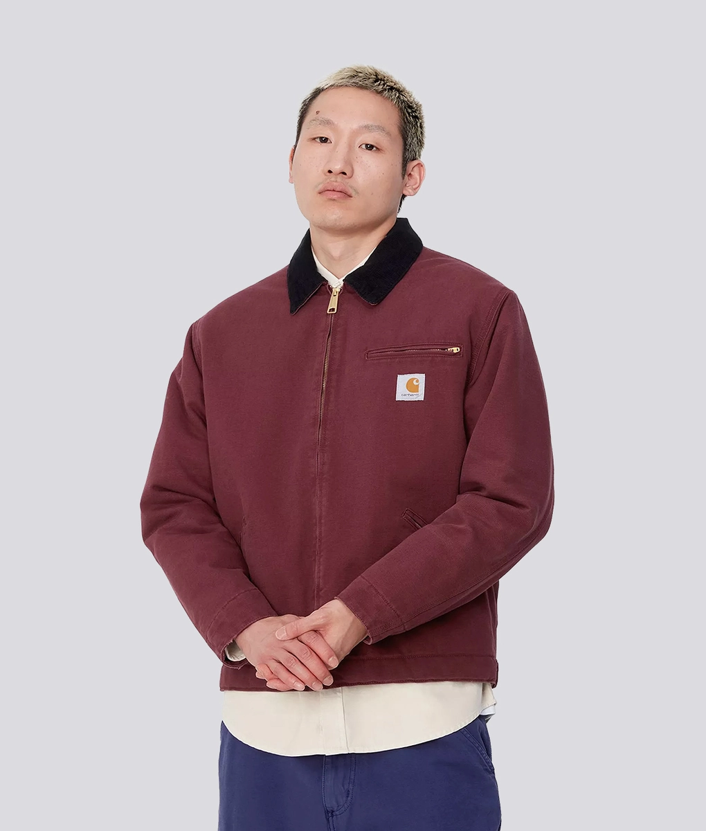 Carhartt WIP - CARHARTT WIP OG DETROIT JACKET MALBEC/BLACK