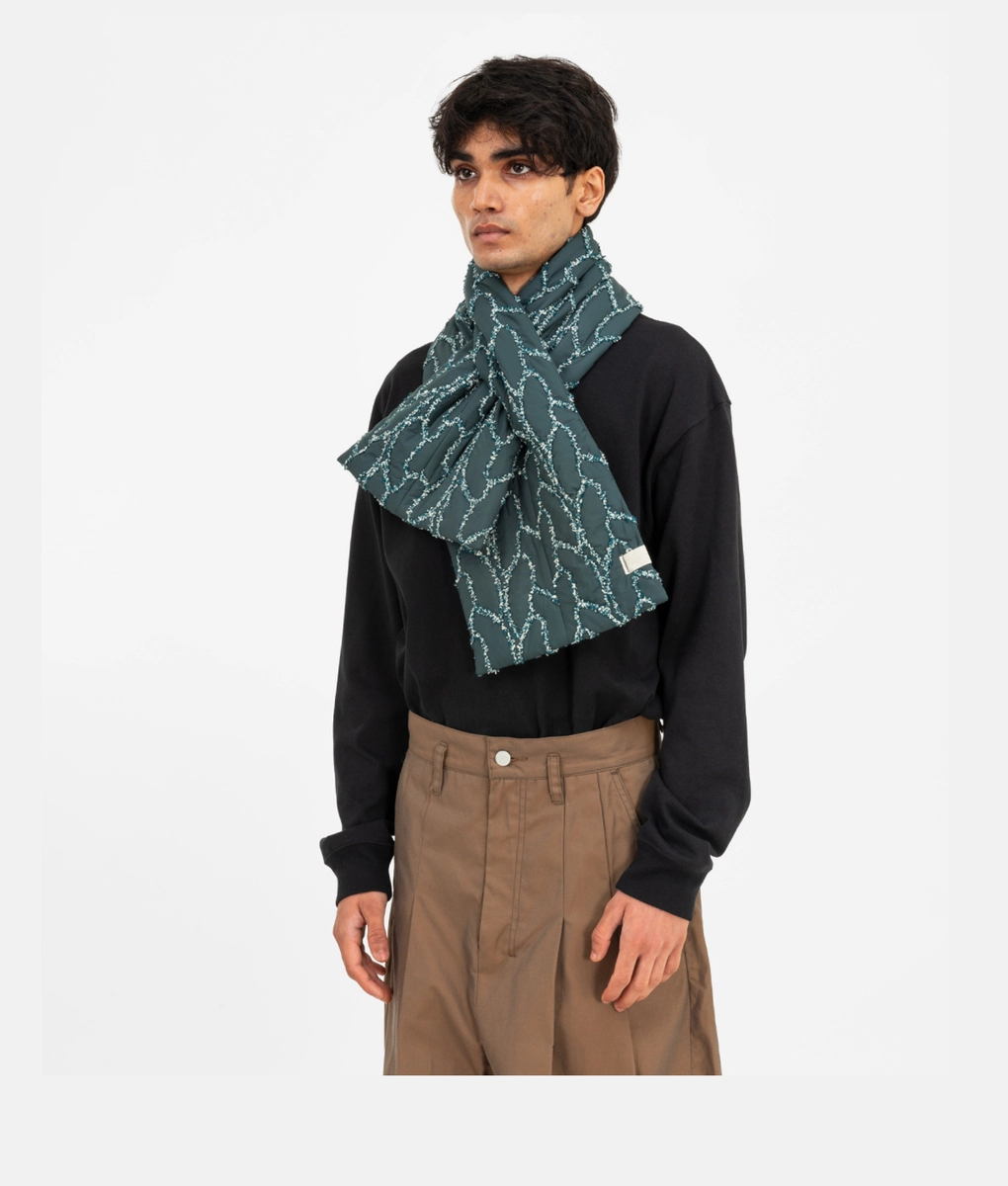 小物 SHINYAKOZUKA DIVE INTO THE SCARF Shinyakozuka - SHINYAKOZUKA SCARF POOL GREEN l Buy Accessories