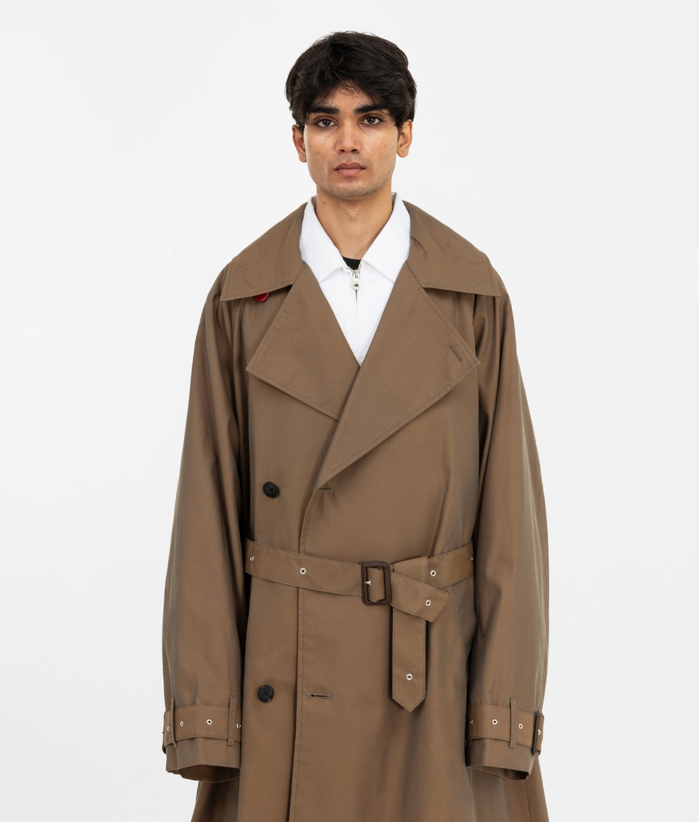 Shinyakozuka - SHINYAKOZUKA TRENCH COAT KHAKI l Buy Men's Jacket