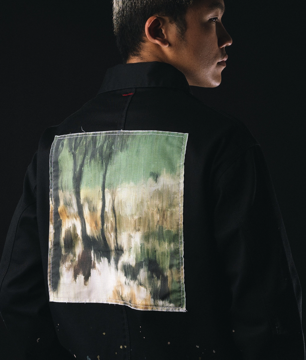 Shinyakozuka - SHINYAKOZUKA EISENHOWER JACKET WITH DICKIES BLACK l