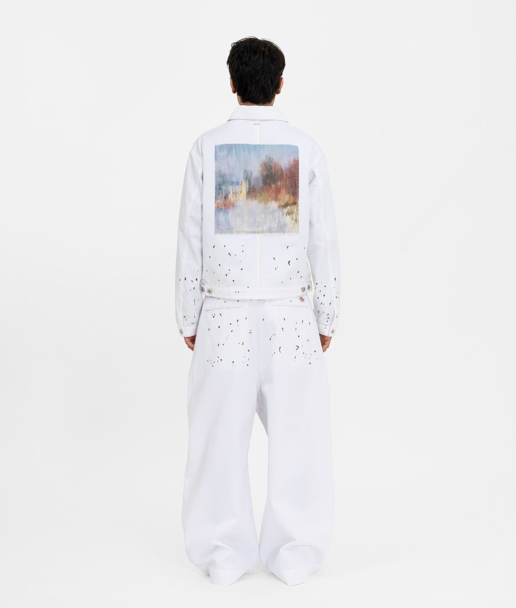 Shinyakozuka - SHINYAKOZUKA EISENHOWER JACKET WITH DICKIES SNOW l