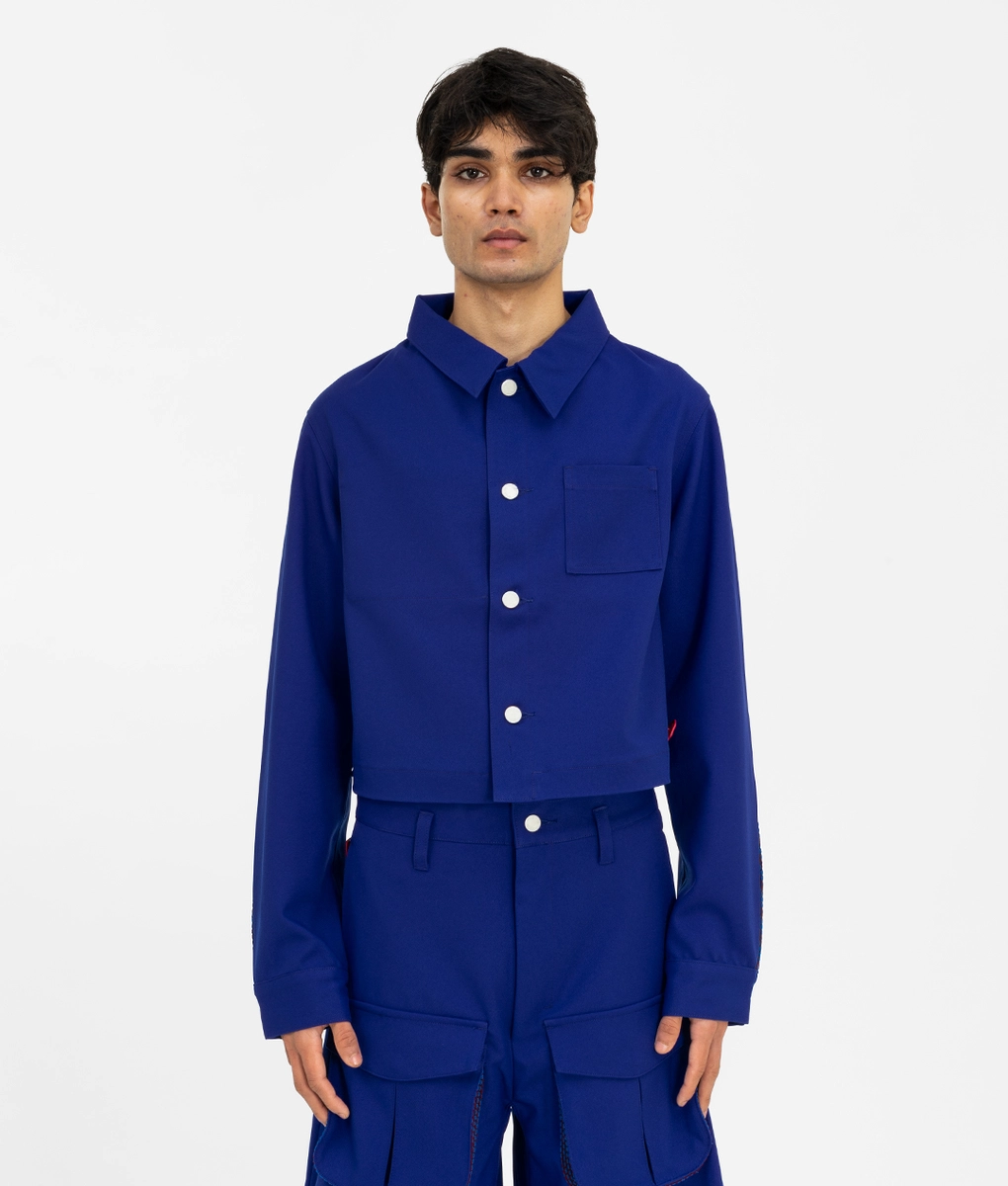 美品 購っ 40s French Work Shirts Heavy Chambray