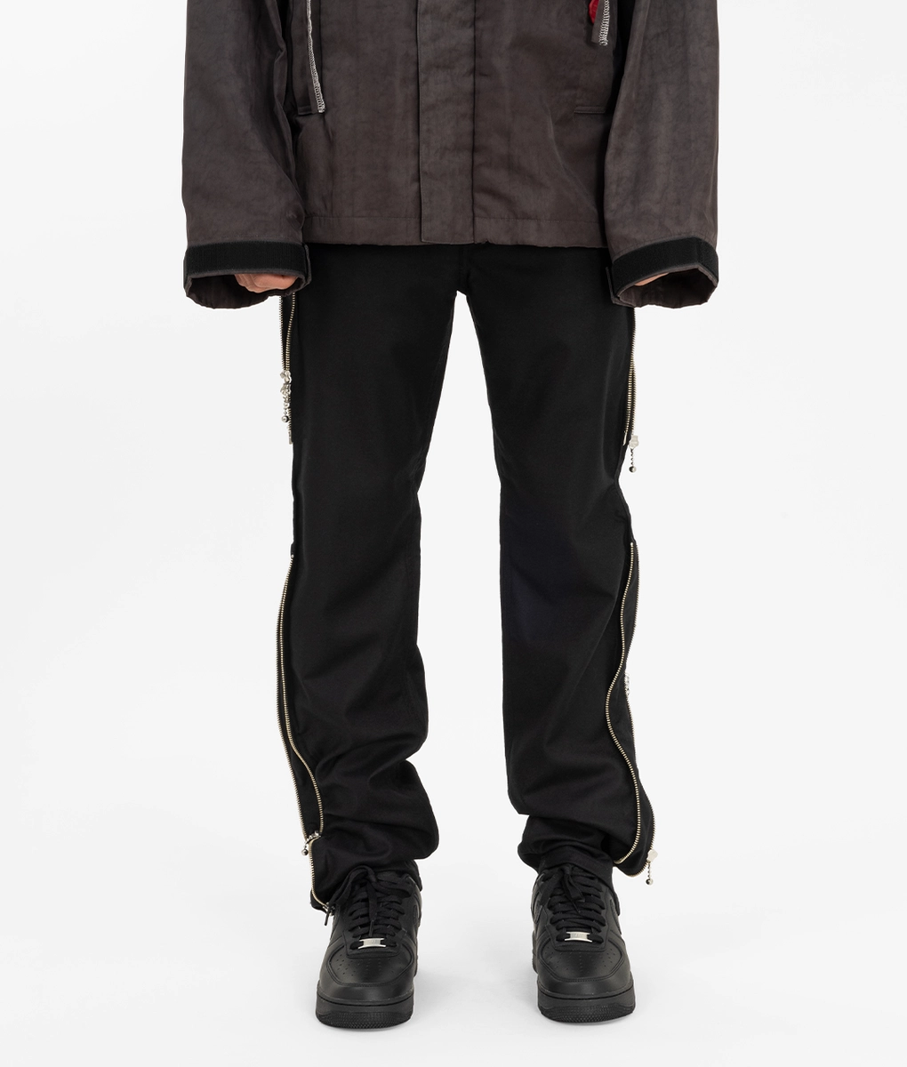 bondage design leather smoker pants イルセ Killstar Steele Bondage Gothic Punk Alternative Straps