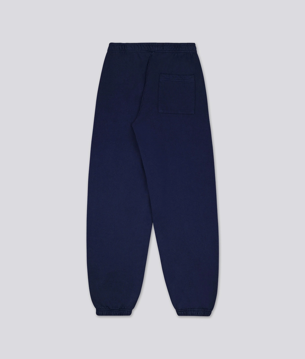 Sporty & Rich - SPORTY & RICH X YANKEES SERIF SWEATPANT NAVY/WHITE