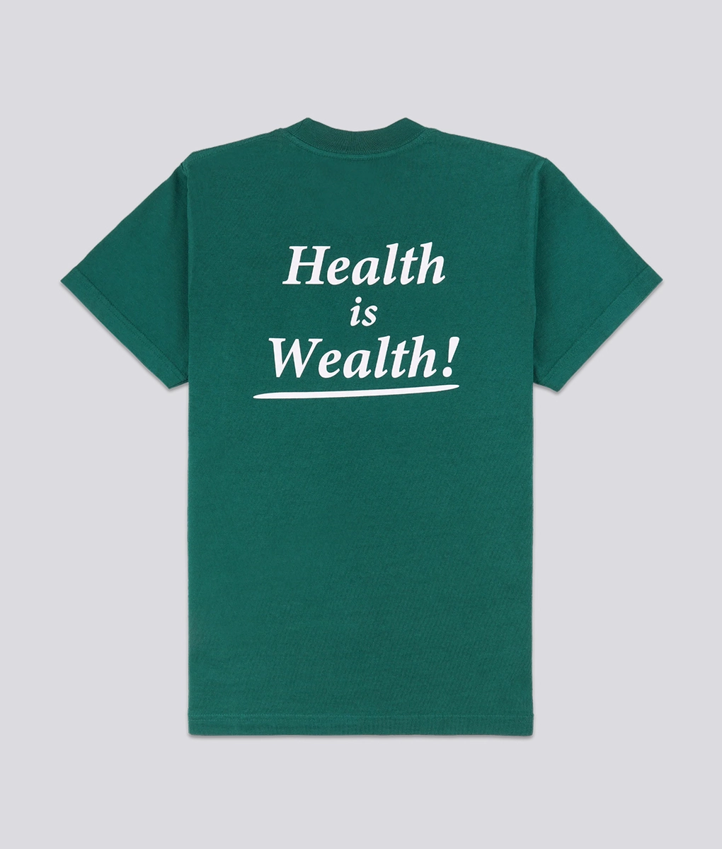 Sporty & Rich - SPORTY & RICH HEALTH IS WEALTH T-SHIRT ALPINE
