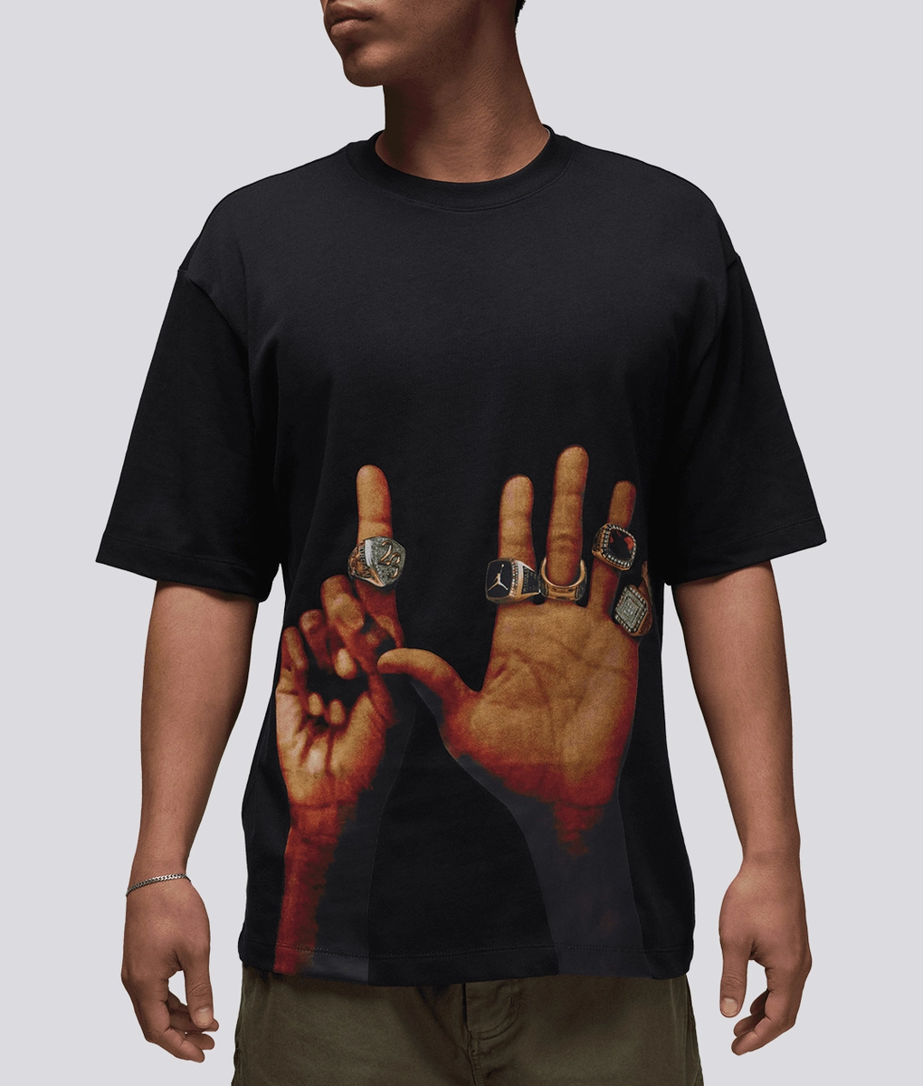 Jordan - JORDAN FLIGHT RINGS 85 SHORT SLEEVE T-SHIRT BLACK