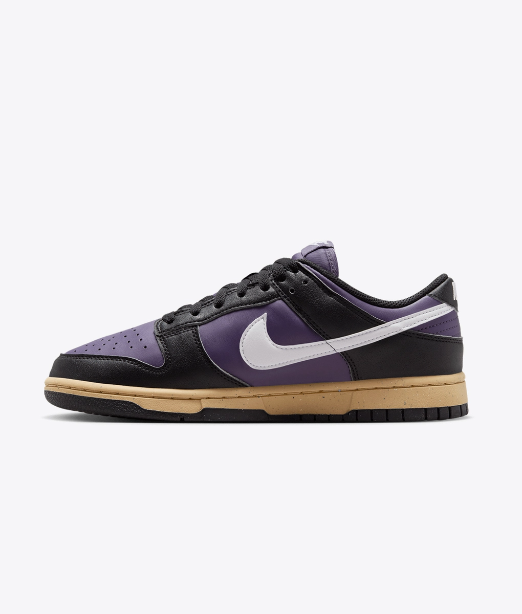 purple white black dunks