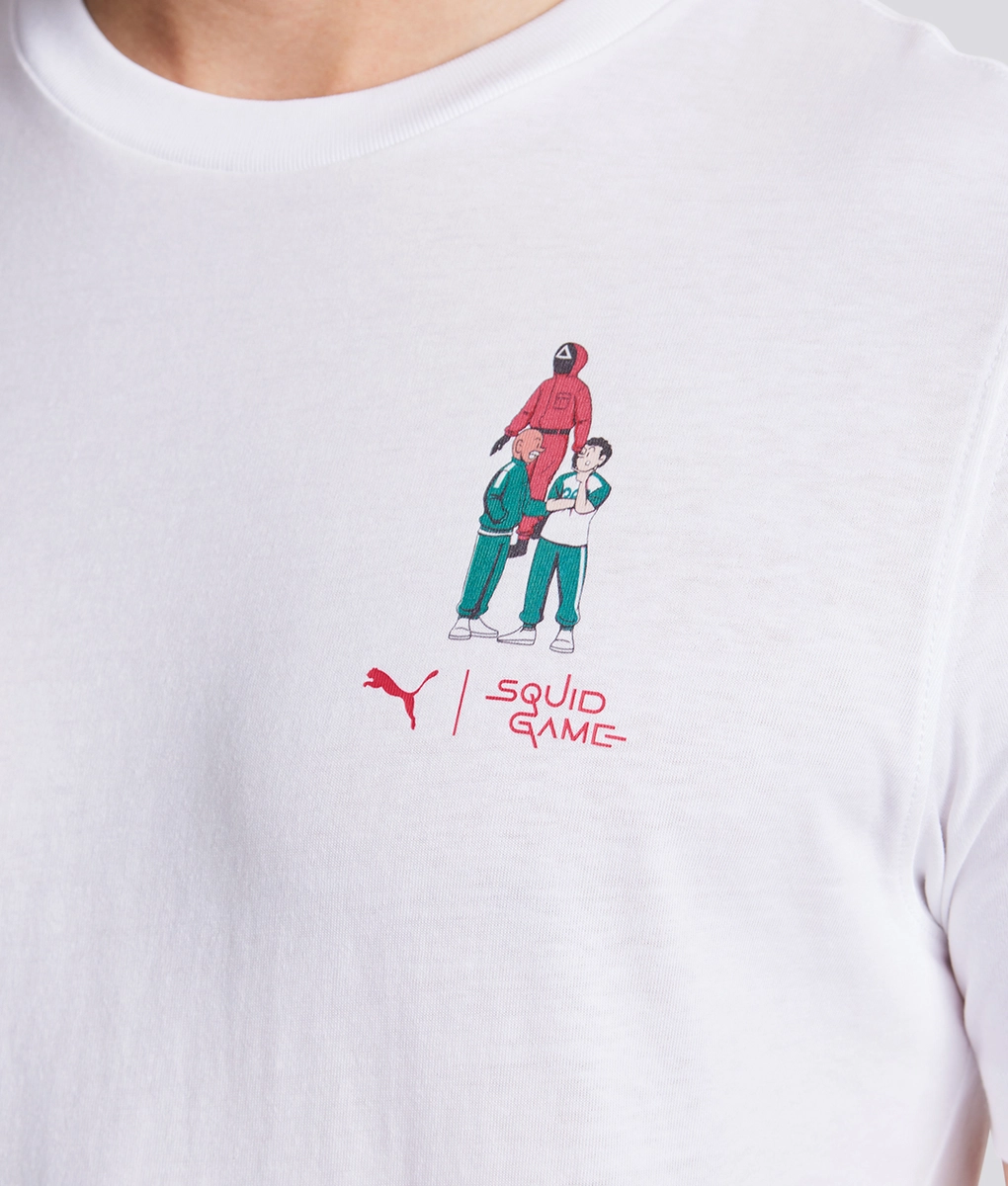 Puma - PUMA X SQUID GAME GRAPHIC TEE WHITE l Buy Men's Tee