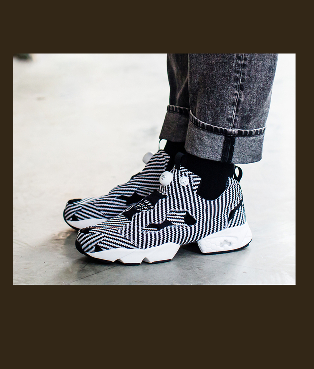 靴 Reebok INSTAPUMP FURY OG MU 23cm Reebok Instapump Fury OG MU Black Steel Men's Shoes Size