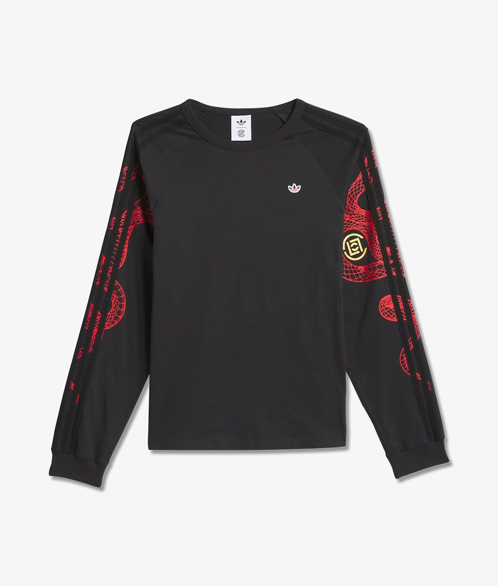 ★adidas x CLOT by EC★コラボ★LIB TEE ロンT★追跡可 Adidas Originals - X Clot Graphic Long Sleeve Tee - VegNonVeg